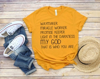 My God, Waymaker, Miracle Worker, Promise Keeper, Light in the dark, DIGITIAL DOWNLOADABLE FILE