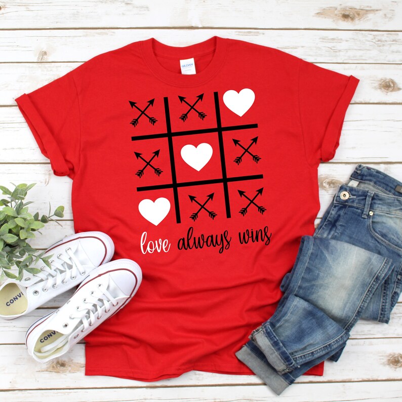 Valentines Day Love Svg Love Always Wins Valentines Day | Etsy