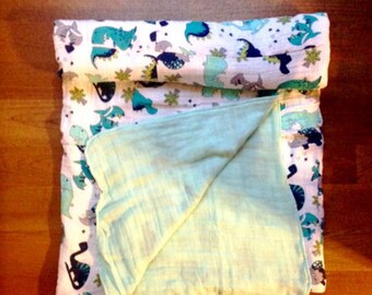 layered muslin blanket