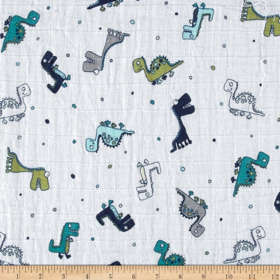 dinosaur muslin
