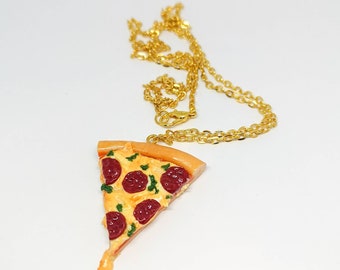 Pizza Slice Necklace Etsy