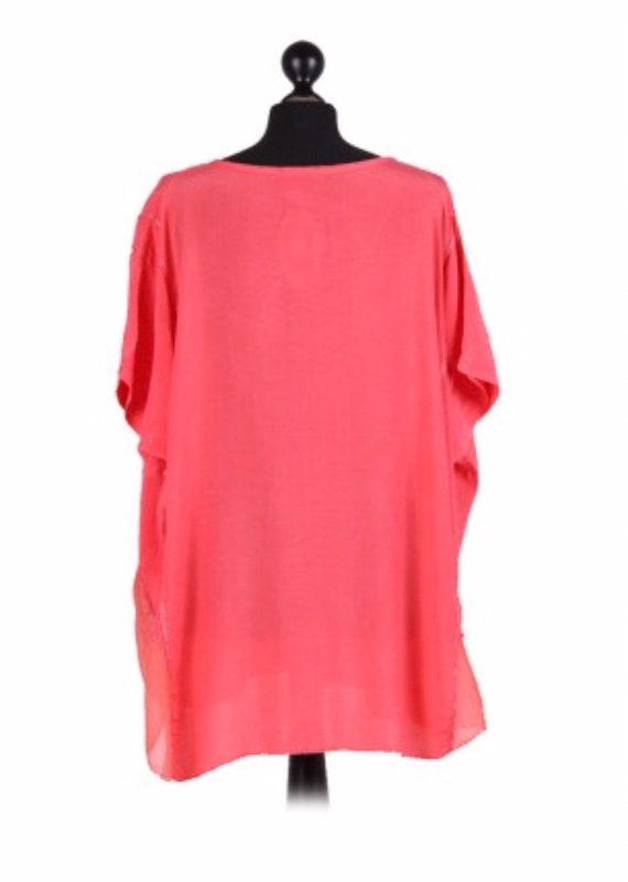 silk batwing top