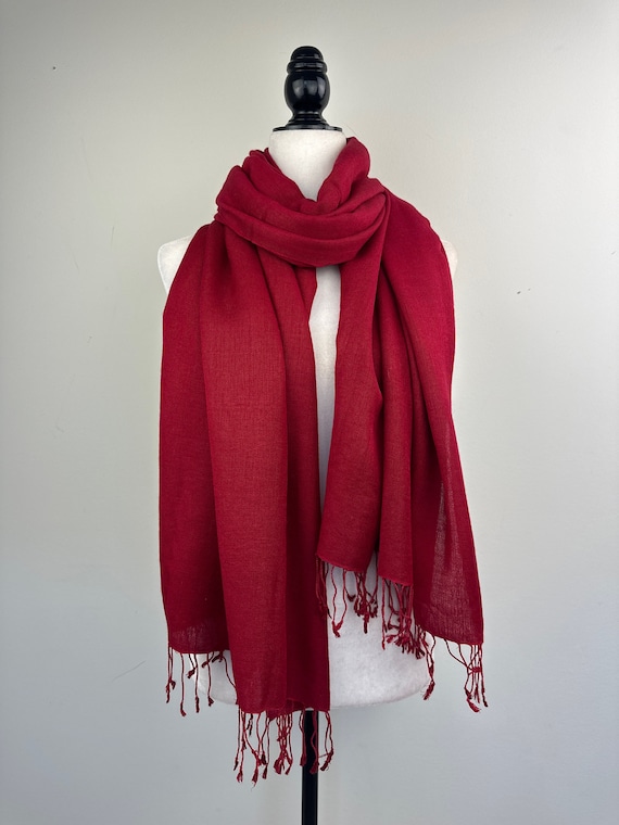 Wine sales red scarf