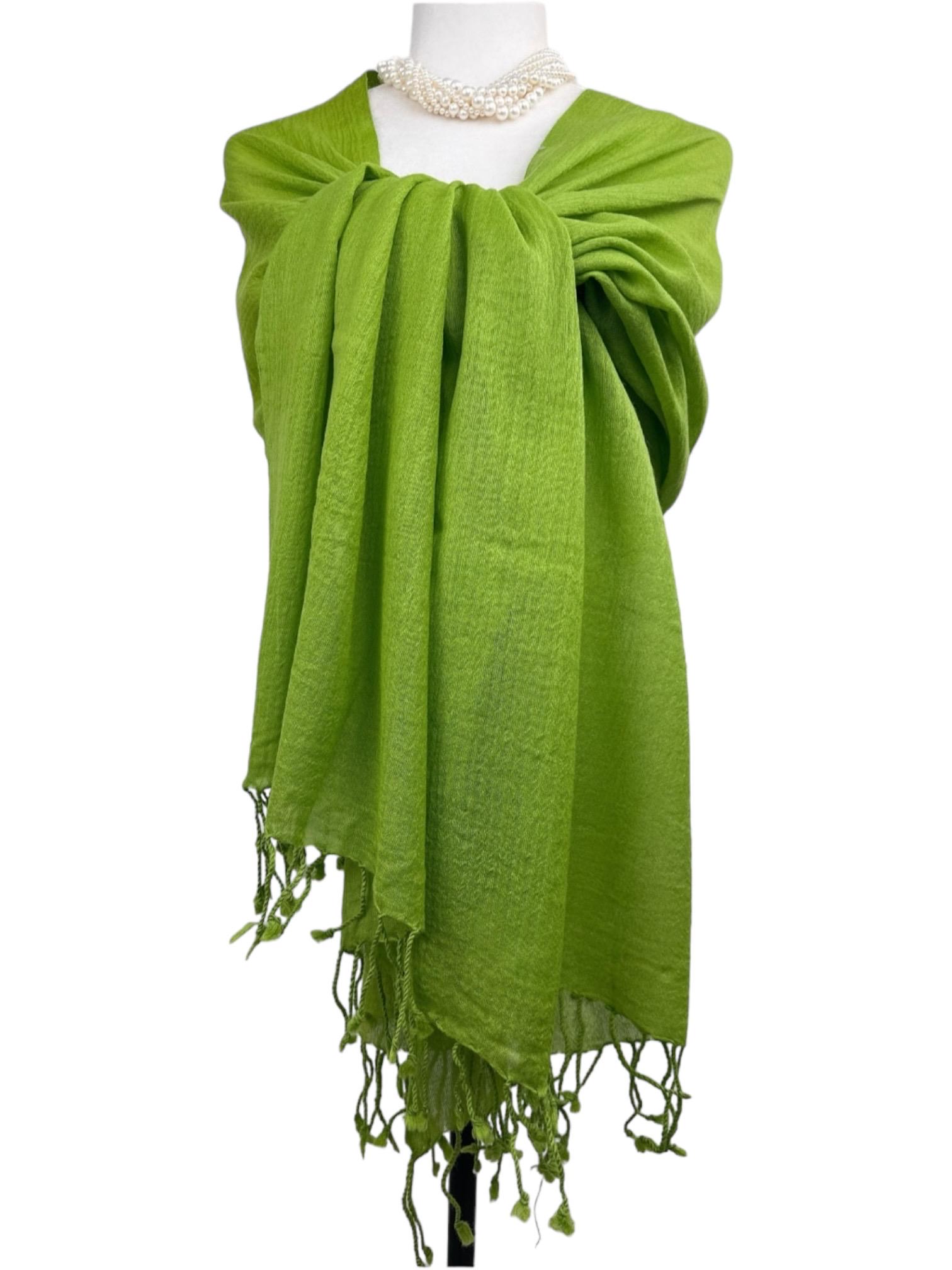 Parrot Green Scarf