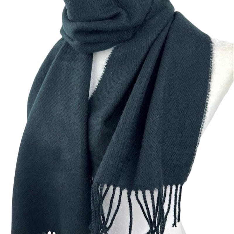 Men's Gift Daily Black Scarf Solid / Plain Color main image 0