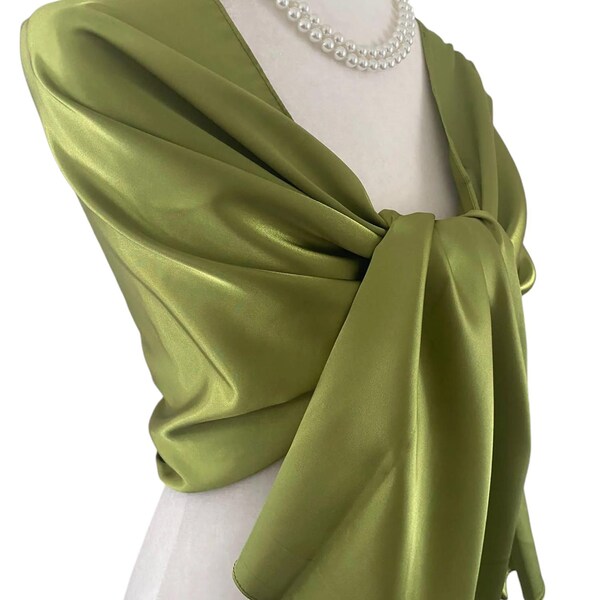 shawl printed satin