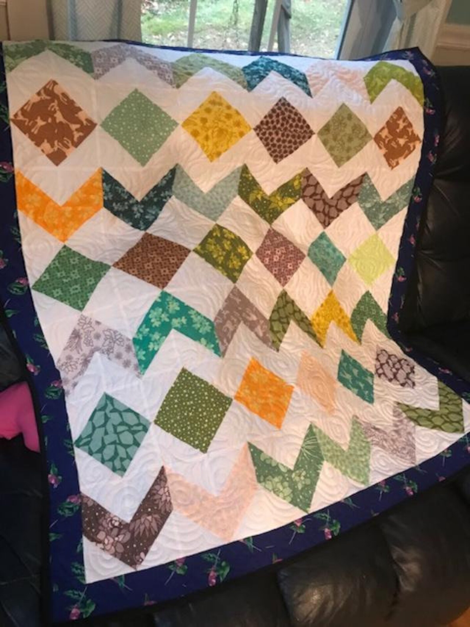 Baby quilt Treasure Box quilt Etsy