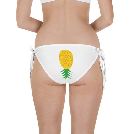 Swinger Symbol Upside Down Pineapple Bikini Bottom