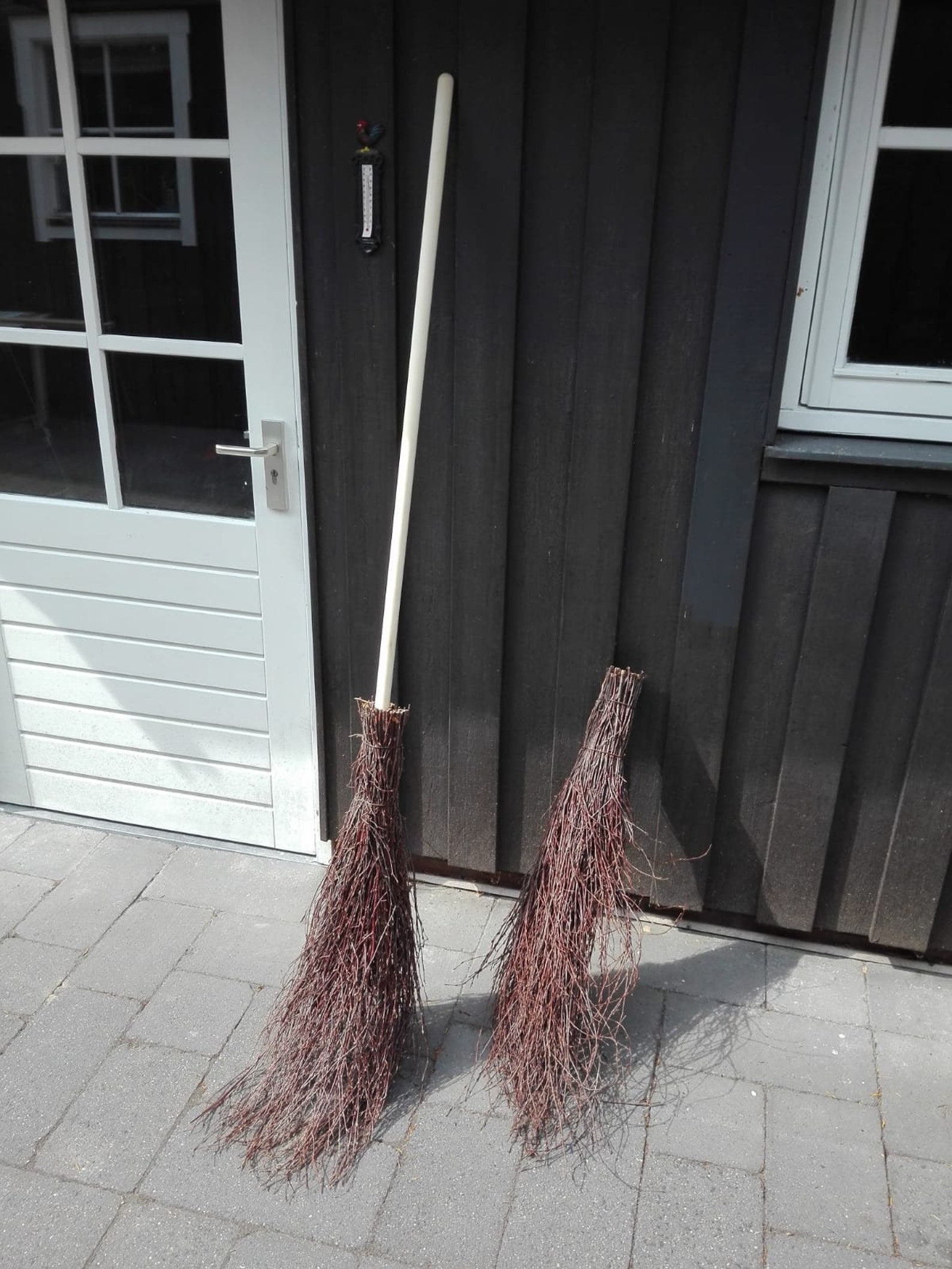 Set of Country vintage birch broom 100 handcraft natural Etsy