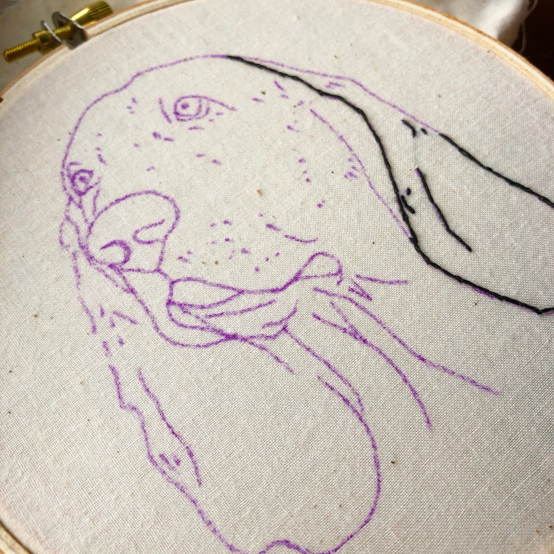 Dog Hand Embroidery Pattern PDF Digital Download - Etsy