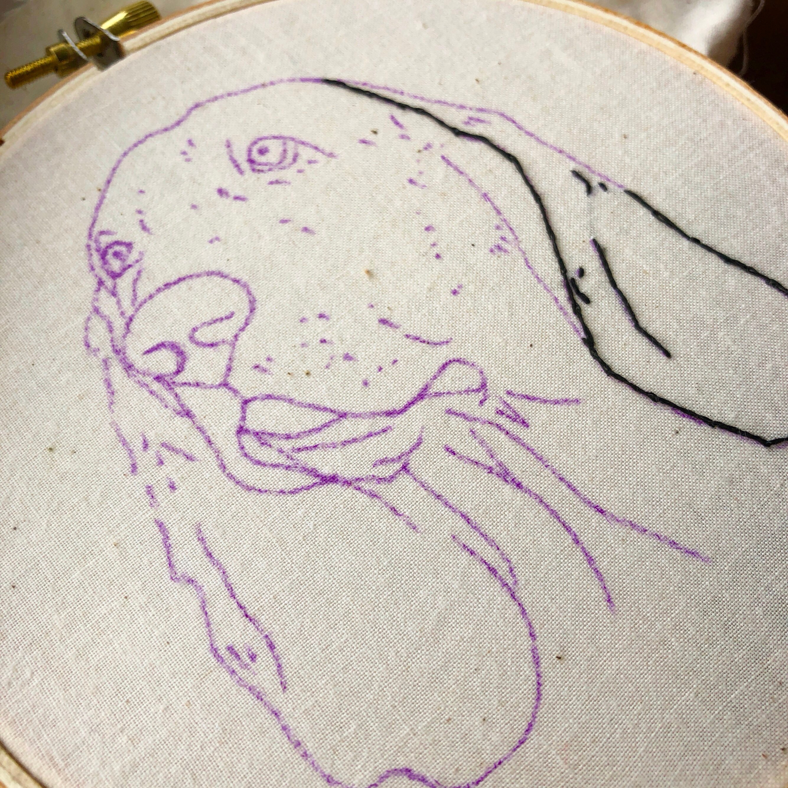 Dog Hand Embroidery Pattern (PDF Digital Download) - Etsy