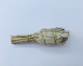 Small White Sage Smudge stick Aura cleanse, smudging, clear energy