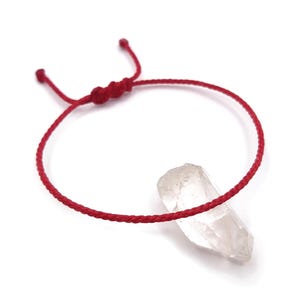 Bracelet Rouge Corde Simple | Fin Cordon Rond Souple de 2 mm | Tressé Avec Du Fil Ciré | Ajustable Unisexe et Résistant à l' Eau | #38