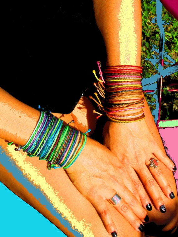 Custom String Bracelet, Wax String Bracelet, Stackable Bracelet, Minimalist Bracelet, Friendship Bracelet - Custom Twist