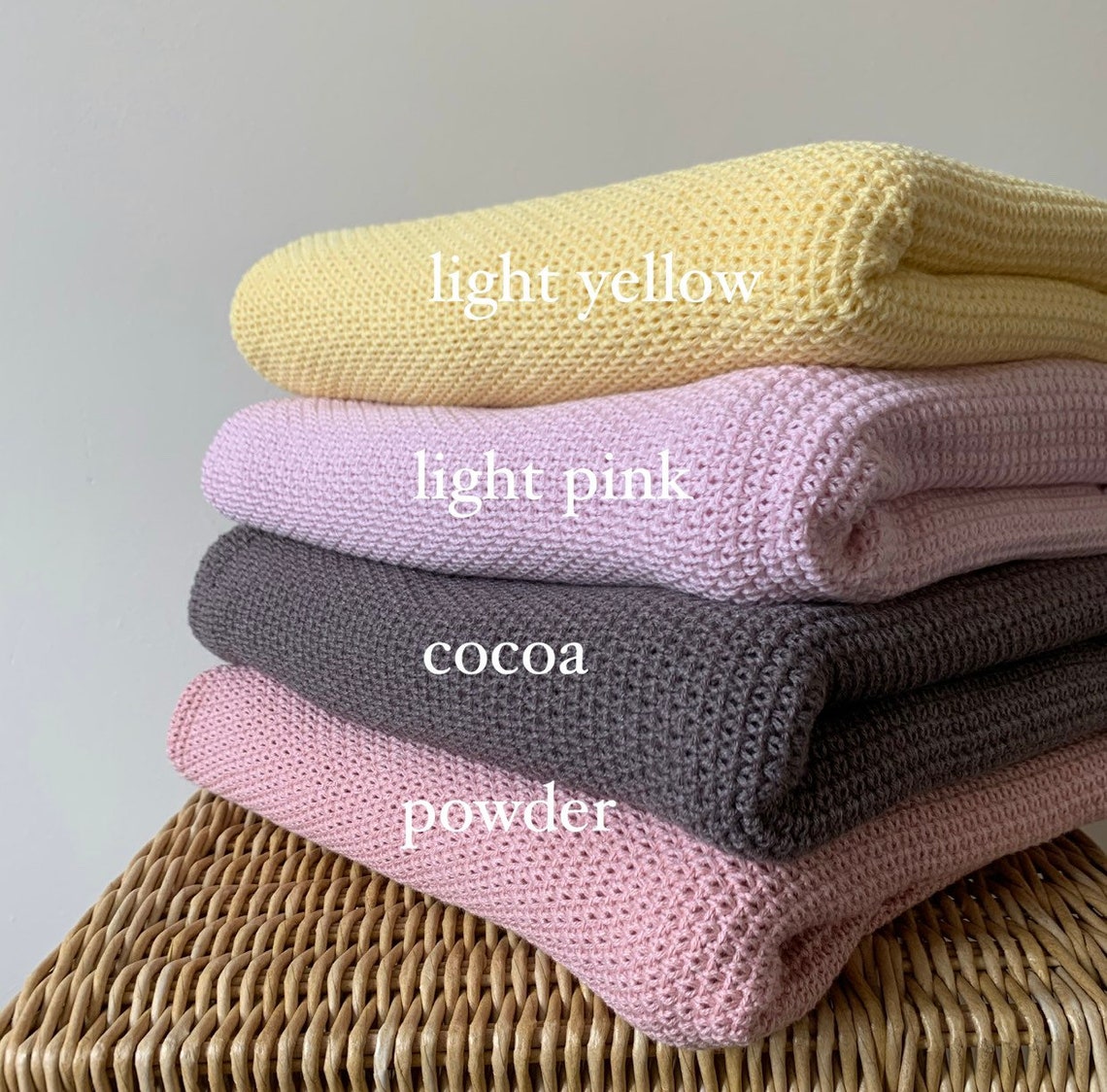 Personalized Baby Boy Blanket Crochet Baby Blanket Etsy