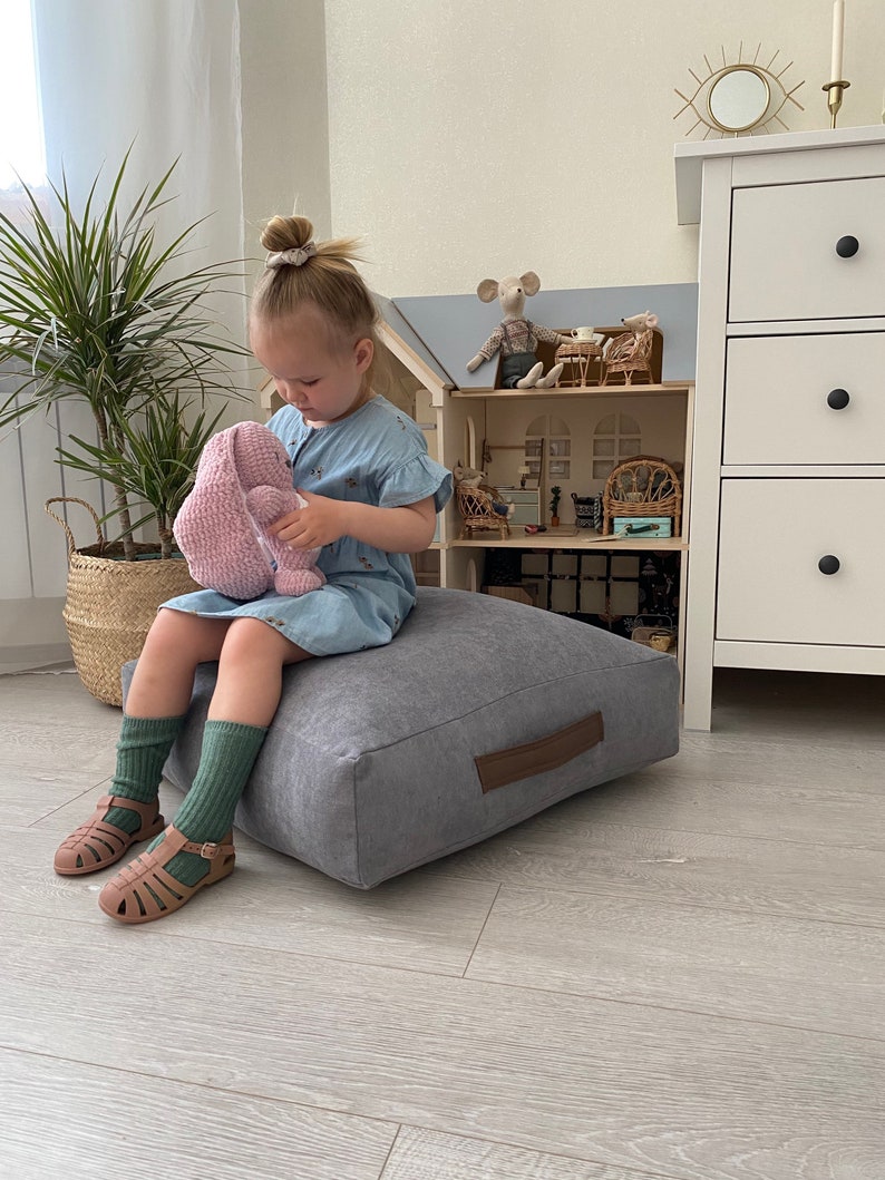 Floor Pillow Floor Seating Large Floor Pillow Etsy