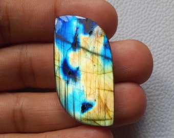 Natural Flashy Labradorite Cabochon Fancy Labradorite Gemstone Cabochon Smooth Polished Handmade Flashy Gemstone for Jewelry M1441-M1444