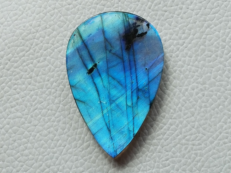 47\u00d718\u00d76 Most Gorgeous Blue Fire Labradorite Gemstone Marquise Shape 38.00 Cts Hand Polish Best For Loose Cabochon Wire Wrap jewellery