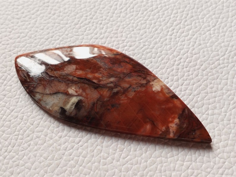 Natural Petrified Wood Gemstone 68X29X4 mm Big Fancy Shape Amazing Petrified Wood Cabochon Designer Jewelry Cabochon