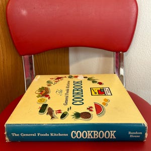 1959 The General Foods Kitchen Cookbook Hardcover 1st First Printing Edition, Vintage Cookbook
