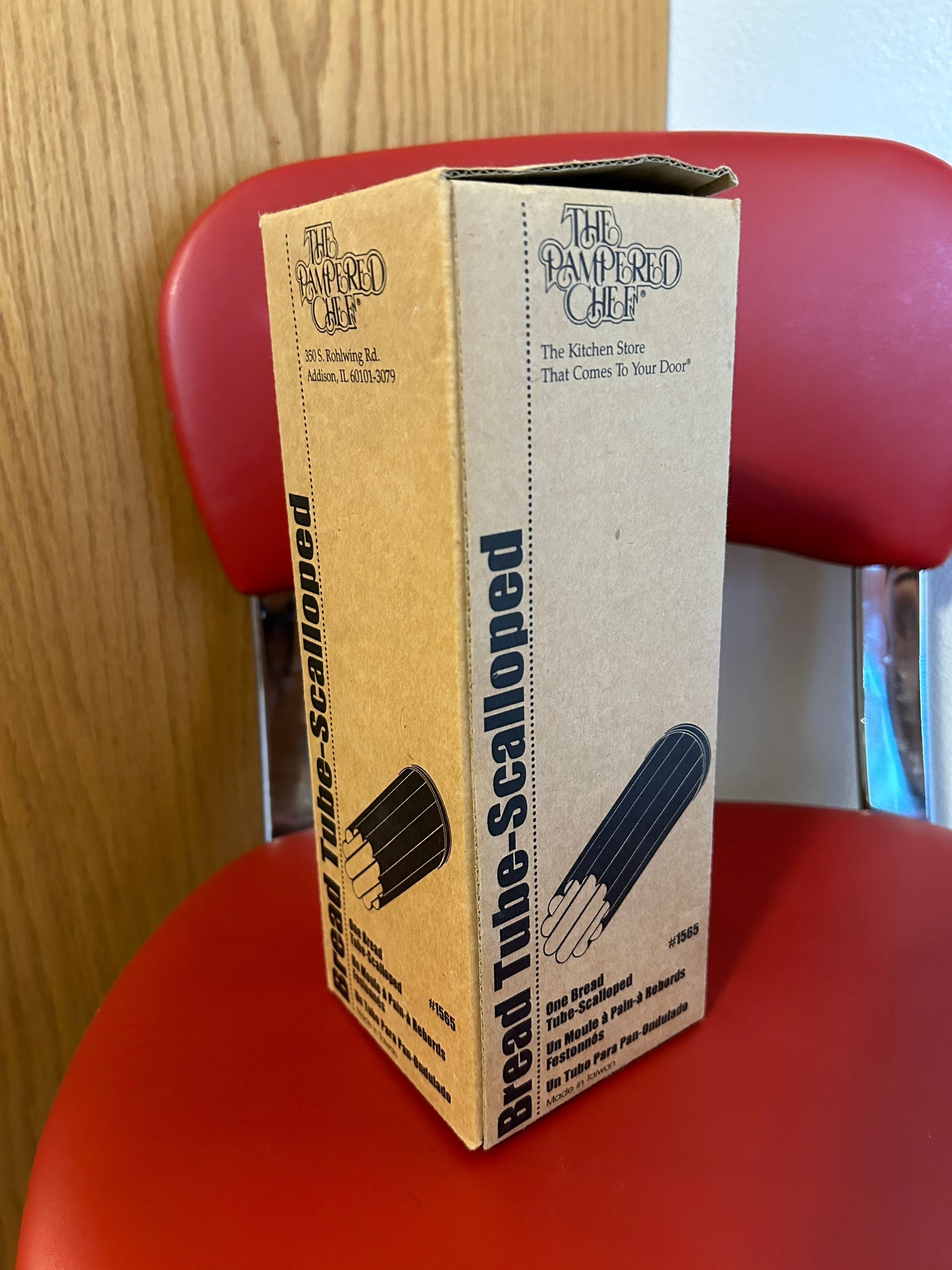 The Pampered Chef Scalloped Bread Tube 1565 Metal Tube Baking Etsy