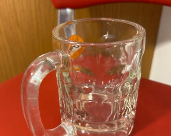 【絶版・稀少】gap PRESS 1995-1996 A&W VOL.4 Vintage A&W Root Beer 4 1/4 Inch Heavy Dimpled Glass Mug With