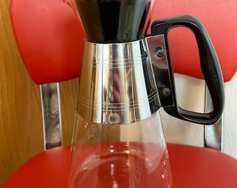 PYREX Flameware 6 Cup Glass Coffee Pot Coffee Percolator All Parts #7756  Vintage Coffee Carafe Retro by Corning Tea Pot. Chipped Handle. - Etsy