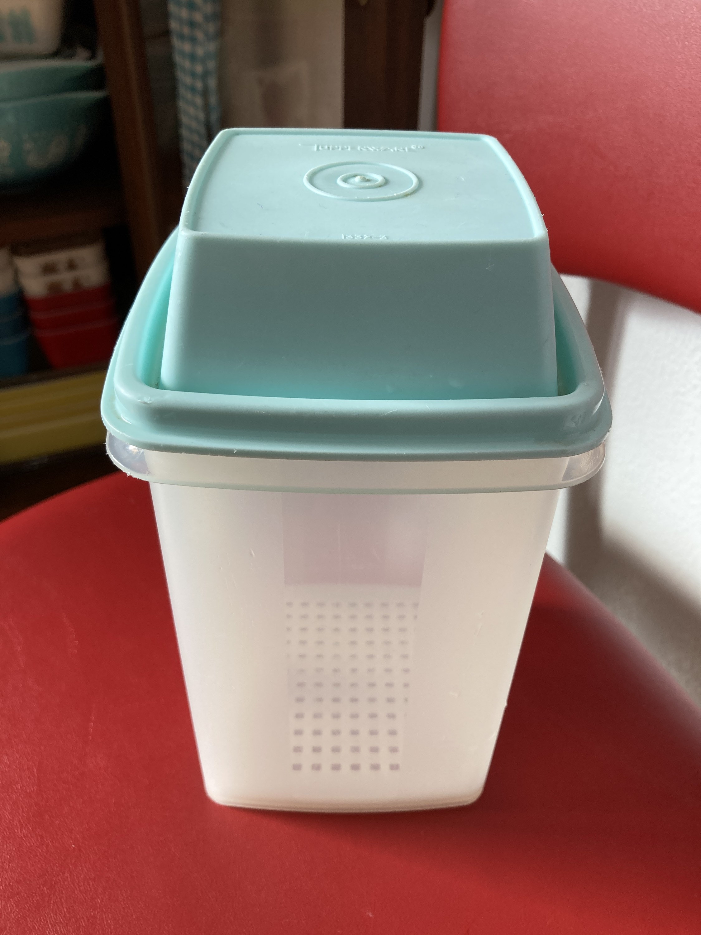 Tupperware Pickle Keeper 1330 With Light Blue Lid 3 Piece Etsy