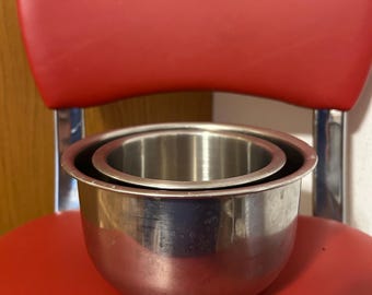 Vintage West Bend Stainless Steel 3QT Grip N Whip Batter Mixing
