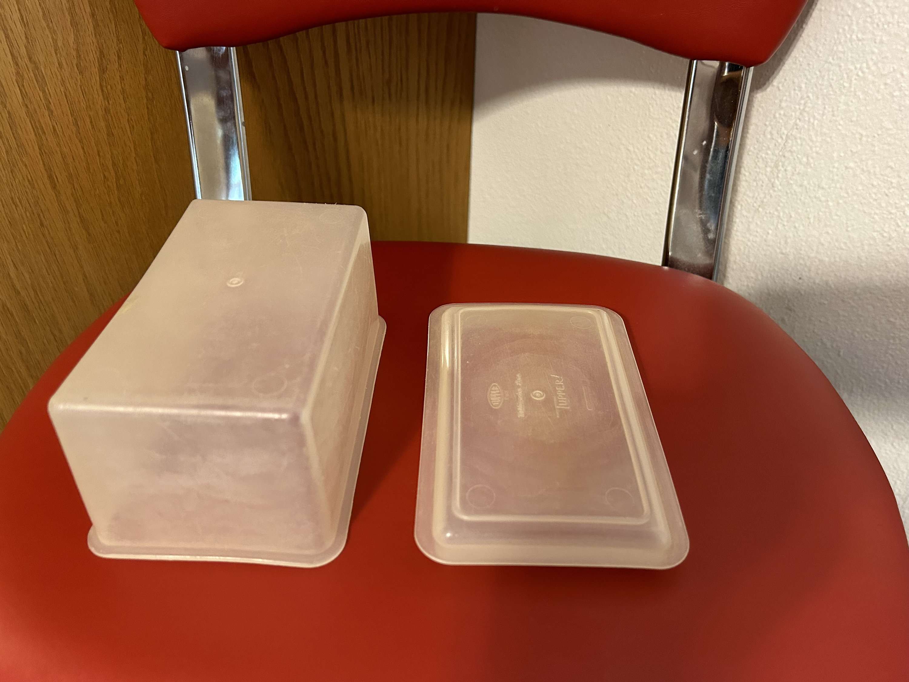 Tupperware Sticks Vintage Sheer Tupper Tupperware Butter Dish, Tupperware 2 Stick Butter ...