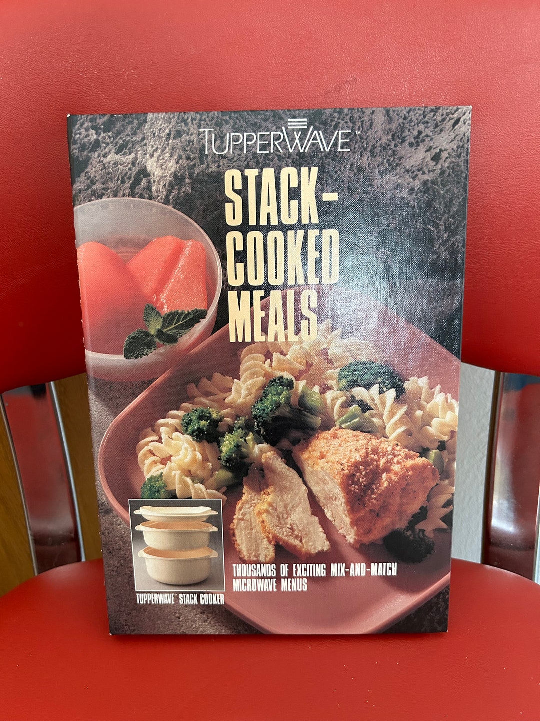 Tupperware Tupperwave Stack Cooked Meals Spiral Bound Cookbook 1990 Etsy