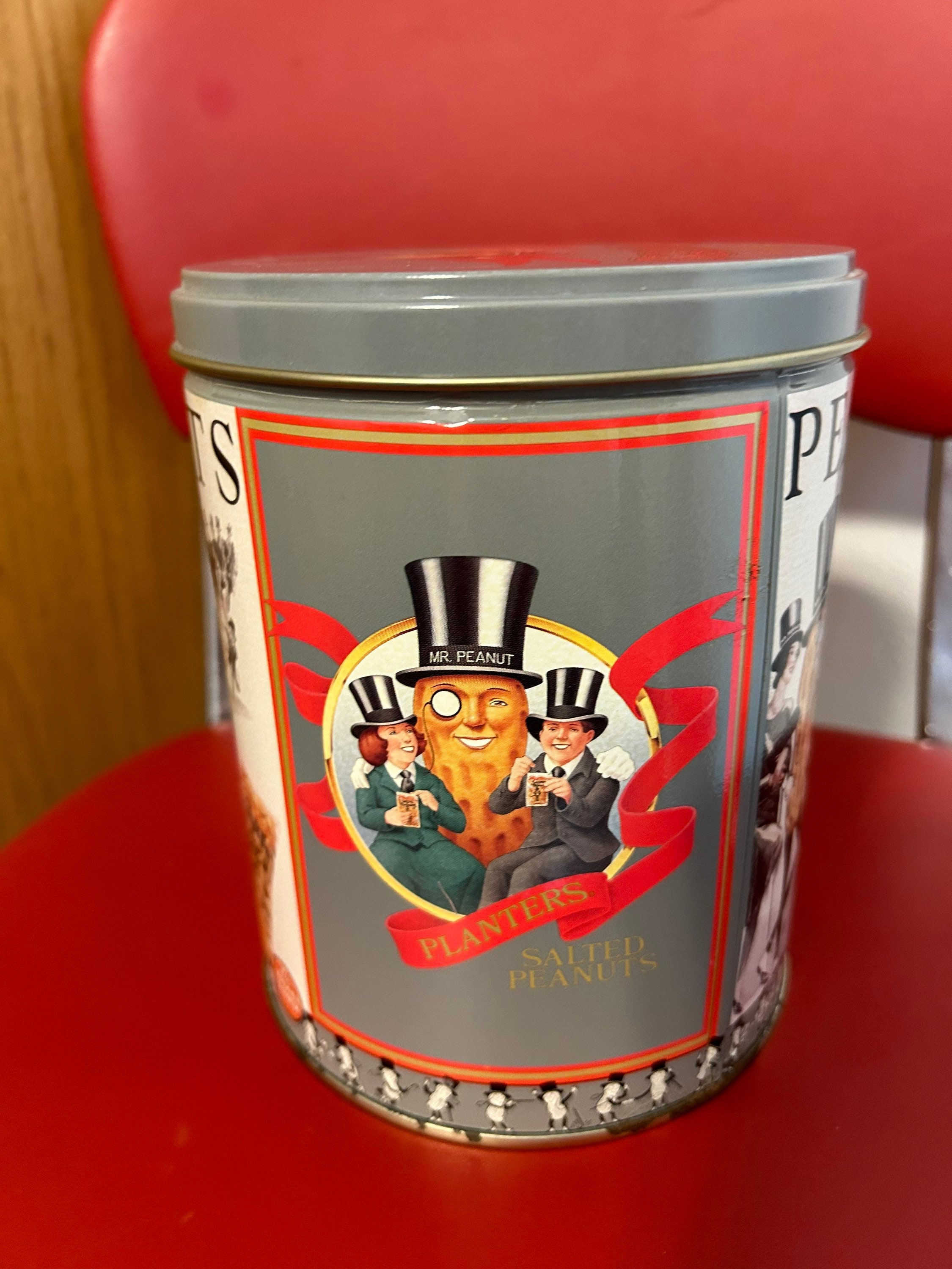 Vintage Planters Mr. Peanut Tin 1989, Planters Peanut Tin, Vintage