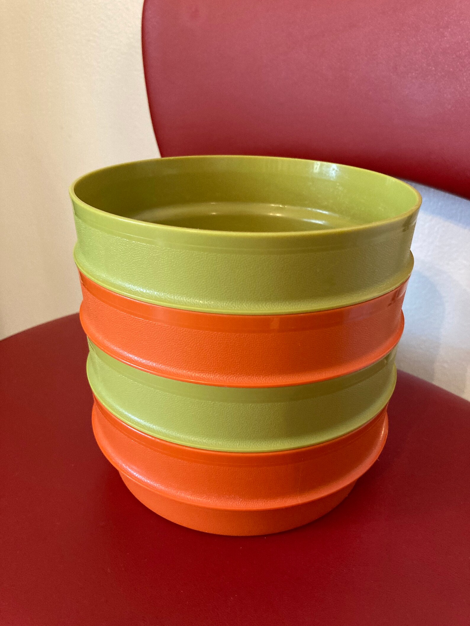 Vintage Tupperware Cereal Bowls 1356 set of 4 harvest colored Etsy