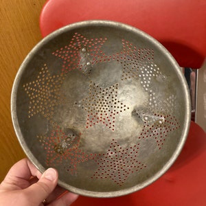 Vintage Seven Star Colander 3 Feet No Handles, Vintage Colander With ...