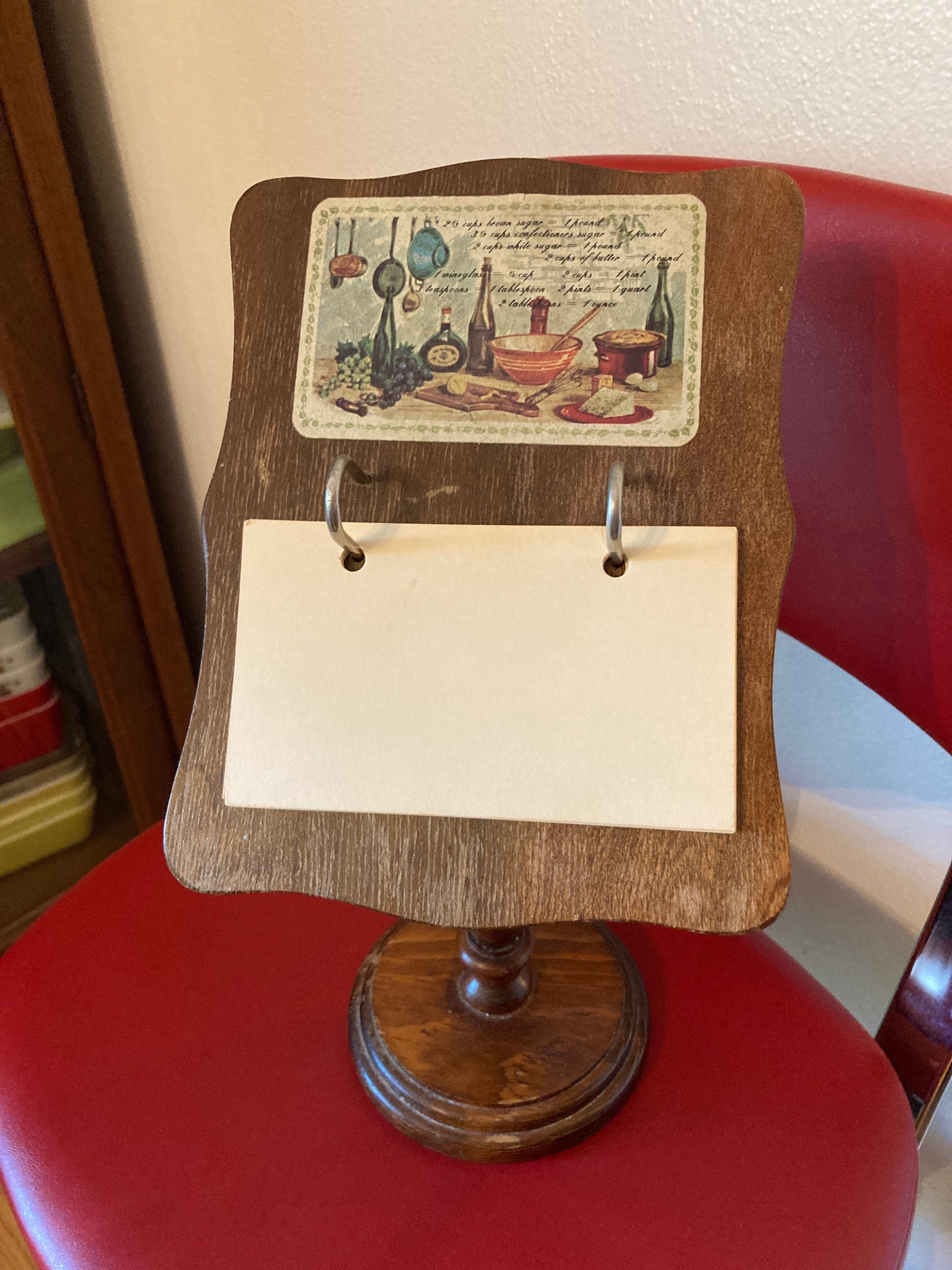 Cookware vintage recipe card holder vintage recipe stand Vintage mid