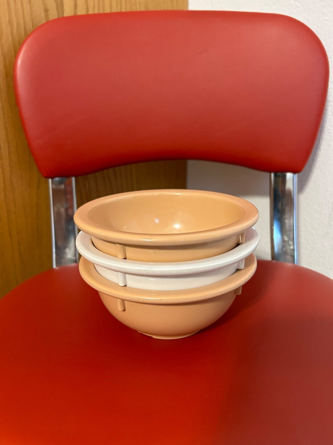 Dallas Ware Bowls B-78 Melamine Stackable Fruit Cereal Dessert SET OF 3 ...