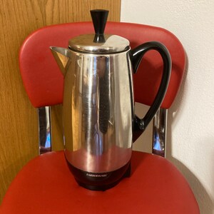 Vintage Farberware Superfast Coffee Percolator, 2-4 Cup, Chrome