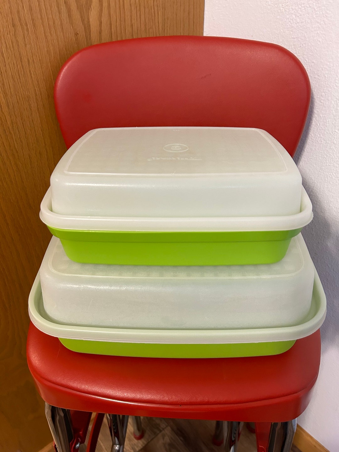 Set of 2 Tupperware Season Serve Meat Tray Marinade Container Etsy
