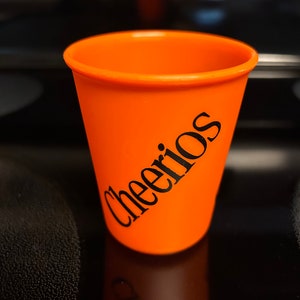 Cheerios Orange Kids Cup Baby Snack Time Toddler Orange