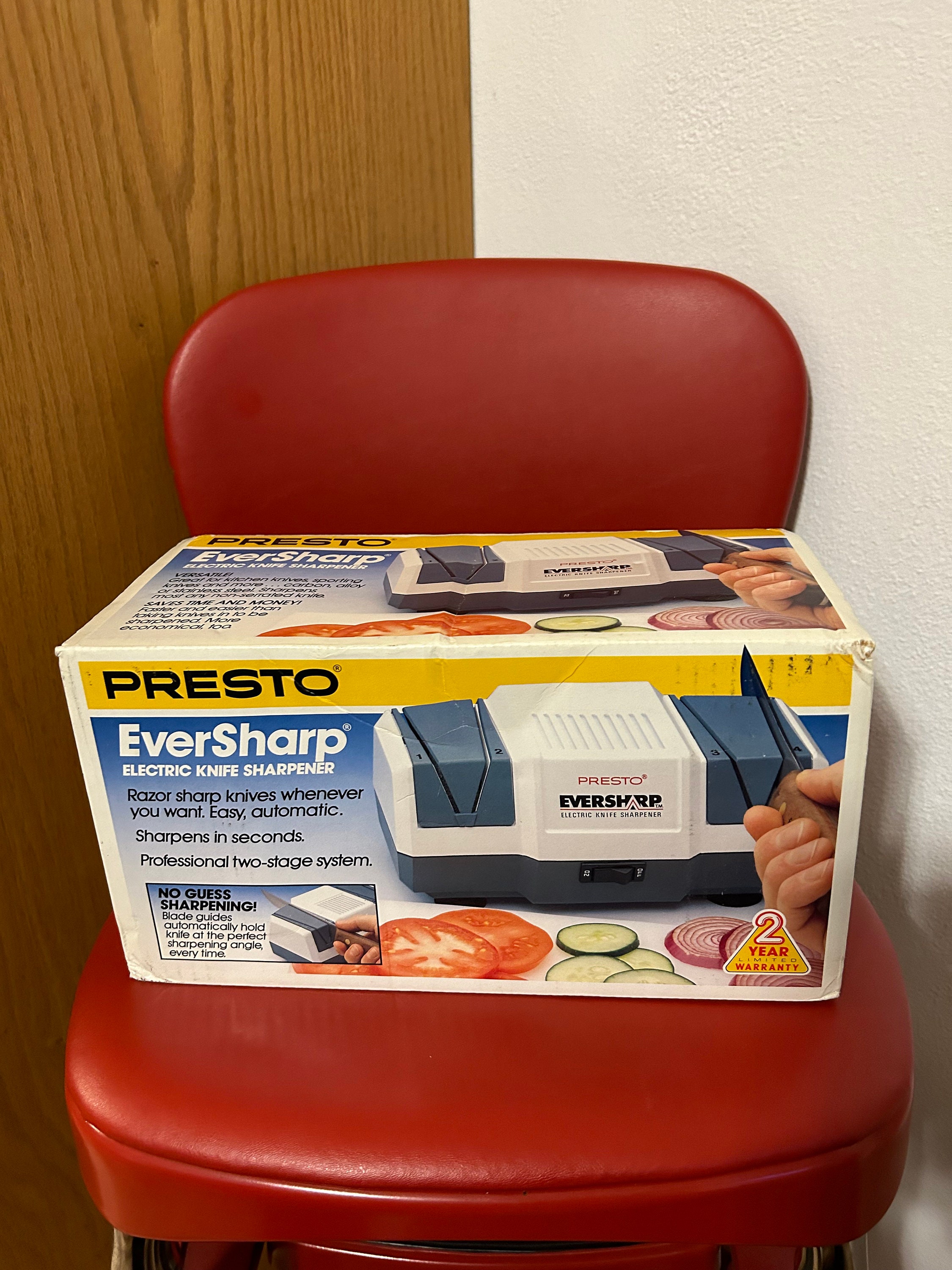 Presto 08800 EverSharp Electric Knife Sharpener Vintage 1990