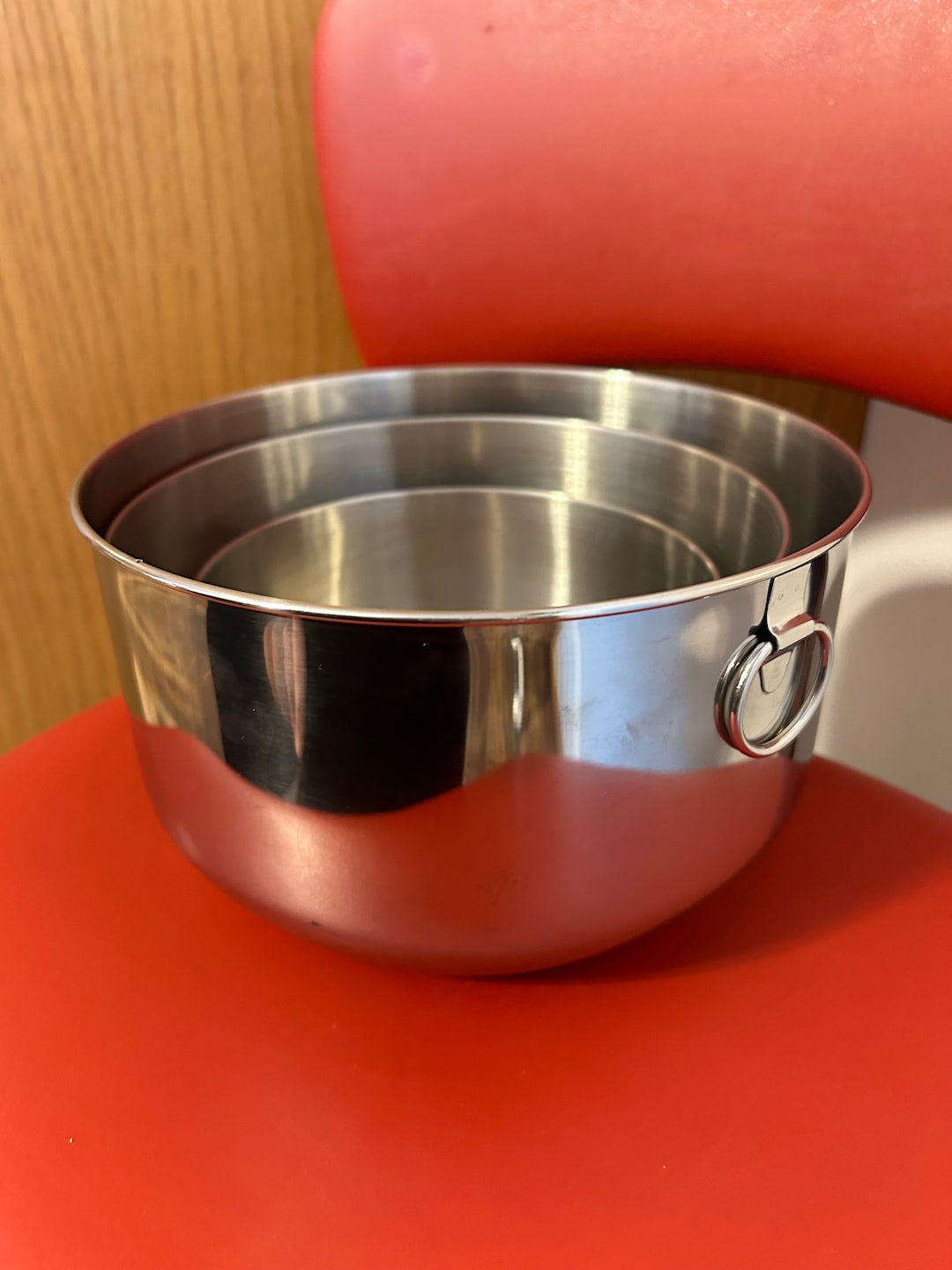 Farberware Stainless Steel Mixing Bowls Double Thumb Rings Lot of 3 Etsy