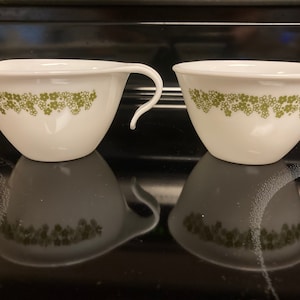 Corelle by Corning Spring Blossom Crazy Daisy Cream and Sugar Set, vintage Corelle cream and sugar bowl set