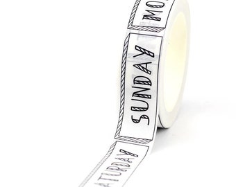 Washi Tape Checklist - Etsy UK