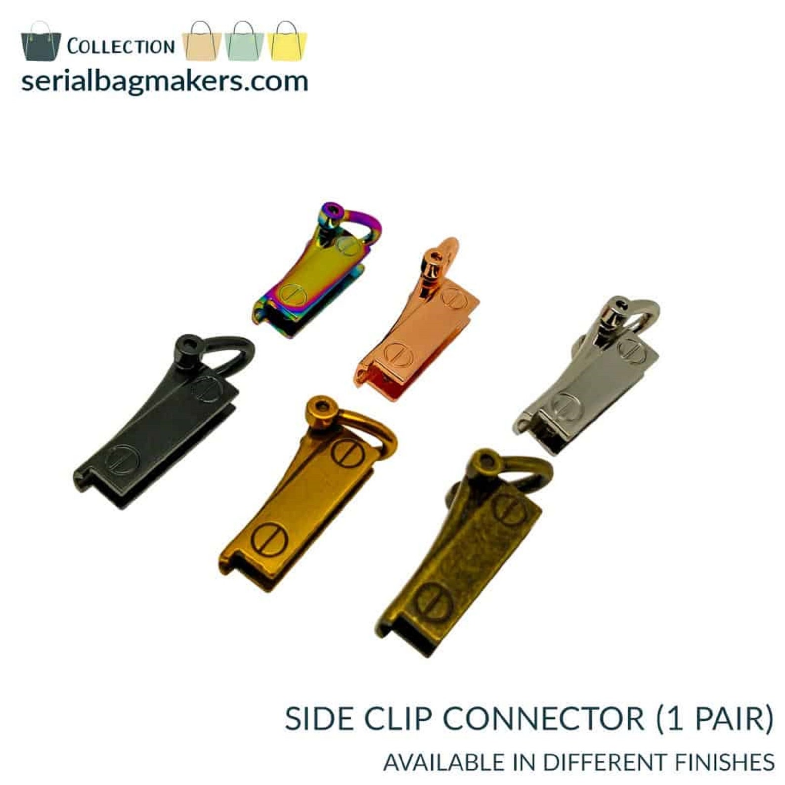 Side Clips 1pair chain strap connector strap connector Etsy