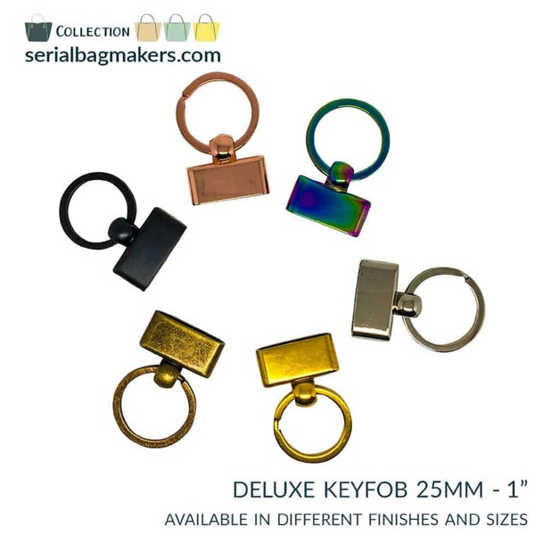 Elegant keyfob hardware 1", metal keyfob, handbag hardware, bag hardware