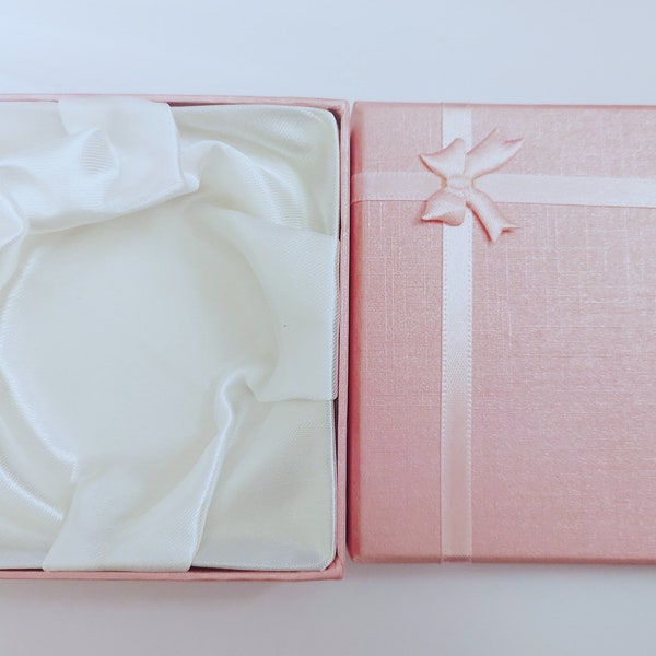 5, 10, 15 Pink Display Gift Box Jewelry Bracelets Bangles Watches Satin Lining