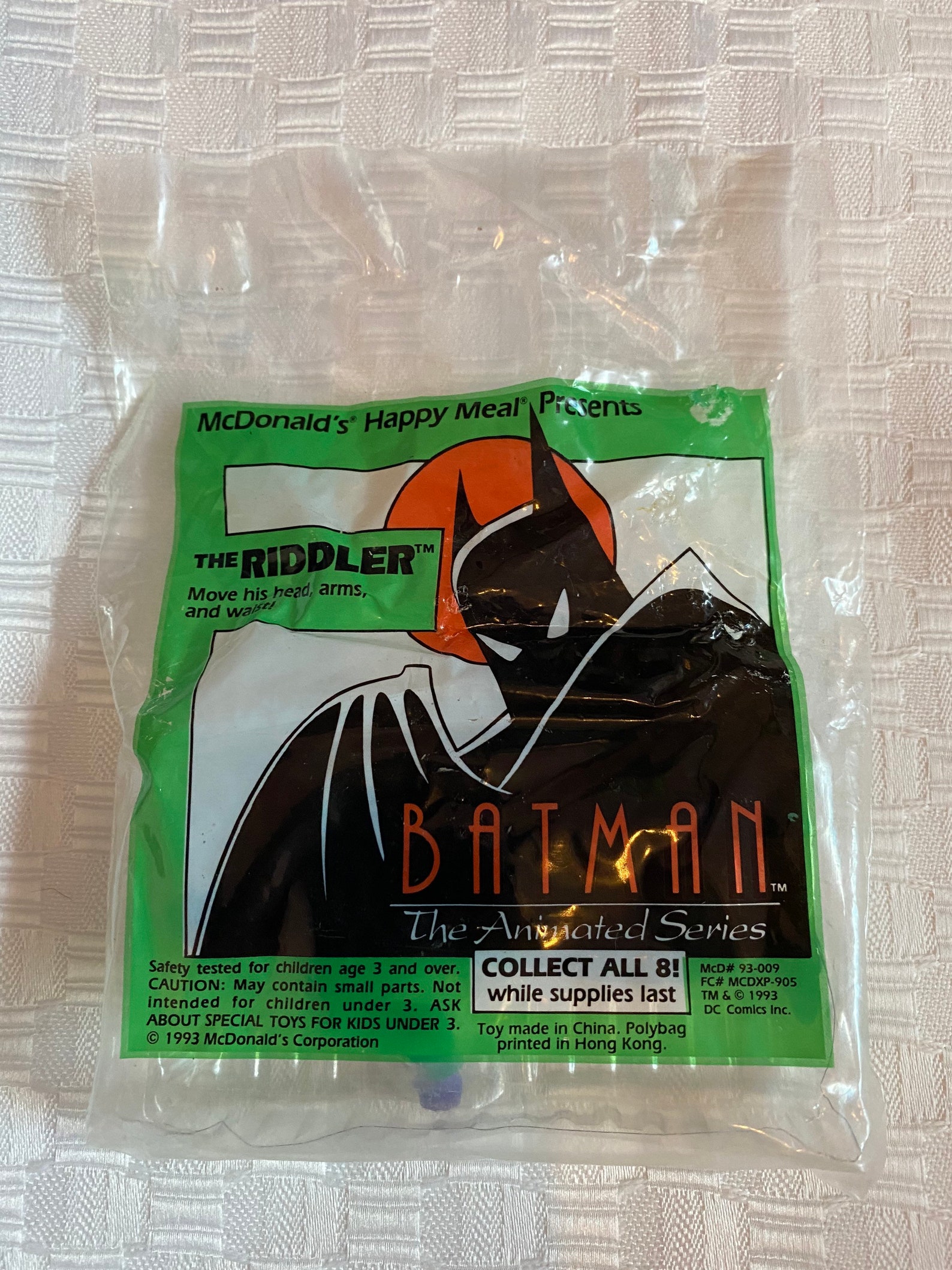 Mcdonalds Happy Meal Batman the Riddler Figure - Etsy