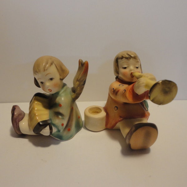 Goebel Hummel Angel Candle Holder Etsy