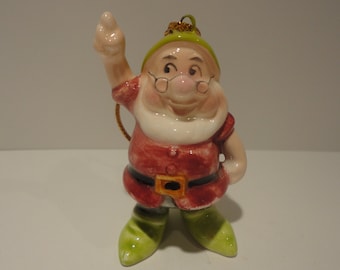 Schmid Walt Disney doc Christmas Ornament,Collectible Disney ornament,vintage Schmid Walt Disney Doc Christmas ornament,Disney Doc ornament