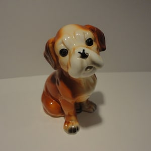 Porcelain Boxer Puppy Figurine,Collectible Puppy Figurine,Vintage Porcelain Boxer Puppy Figurine,Vintage Puppy Figurine,Boxer Puppy Figurine